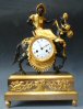 Sculptural mantel clock, 